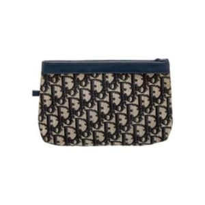 バッグ Christian Dior Trotter Clutch Bag Christian Dior Vintage Trotter Oblique Monogram Print Clutch Bag