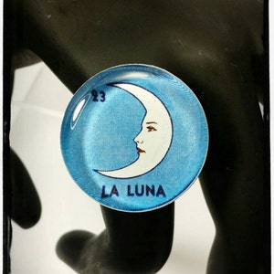 La Luna Loteria Adjustable Ring