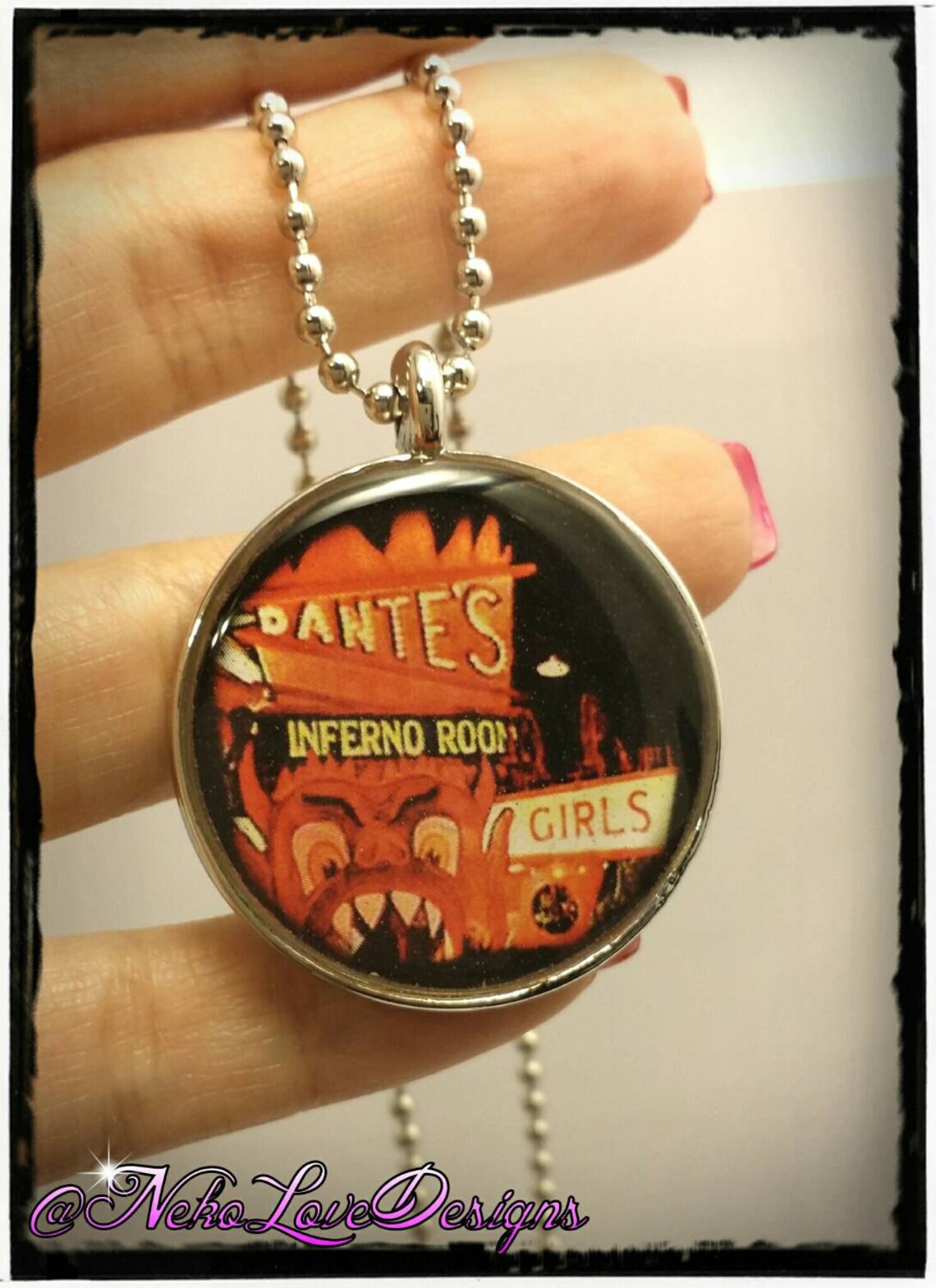 Beetlejuice Dante's Inferno Room Pendant | Etsy