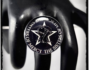 Sisters of Mercy Logo Adjustable Ring