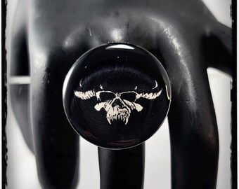 Danzig Logo Adjustable Ring