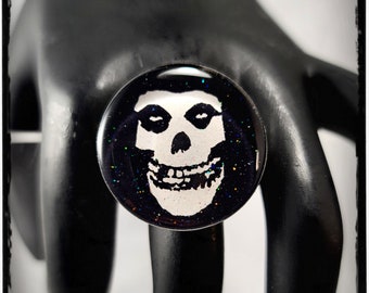 Misfits Logo Adjustable Ring