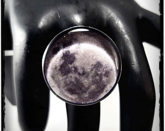 Full Moon Adjustable Ring