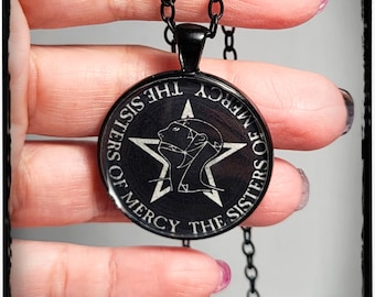 Sisters of Mercy Round Pendant Necklace