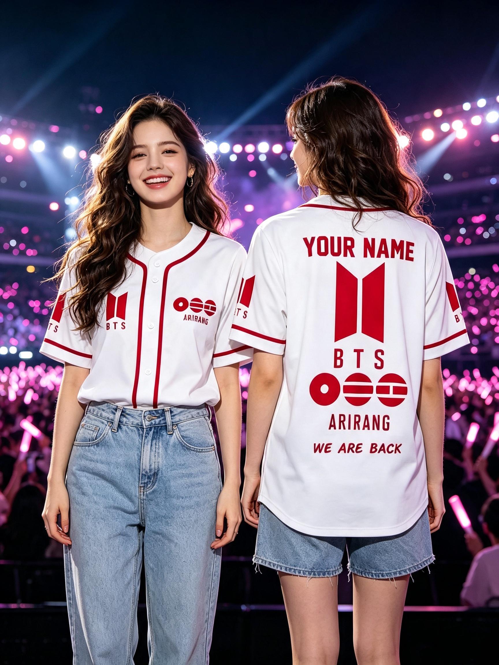 Bts Arirang Tour Vneck Tshirts - Etsy
