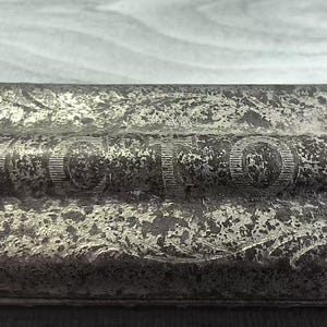 Vintage Antique Rustic Metal Harmonica, Aged Vintage Mouth Organ Collectible Musical Instrument Curio Decor
