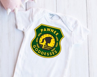 Pawnee Goddess Baby | Parks and Recreation Onesie | Baby Bodysuit or Toddler Shirt