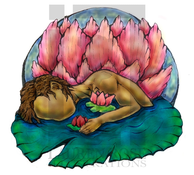 Floating Figure Drawing Art Nature Art Abstract Art Etsy