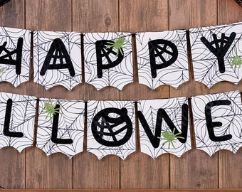 Halloween Spider Banner