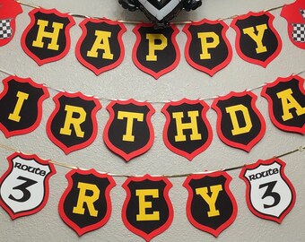 Cars Birthday Banner