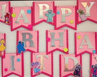 Sesame Street Birthday Banner