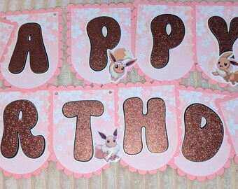 Eevee Birthday Banner