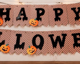 Pumpkin Halloween Banner