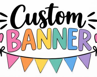 Two Tone Custom Banner