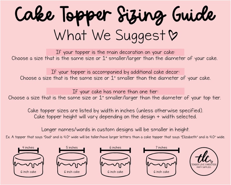 Customized Happy Birthday Cake Topper Glitter Cardstock Etsy