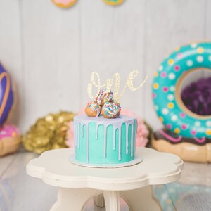 One Cake Topper Glitter First Birthday. One Cake Topper. Smash Cake Topper. Birthday Party. First Birthday. 1st Birthday. First Year. image 3