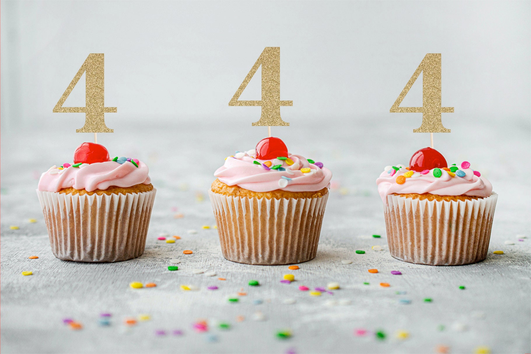 Number 4 Cupcakes - Etsy Number 4 Cupcakes - Etsy