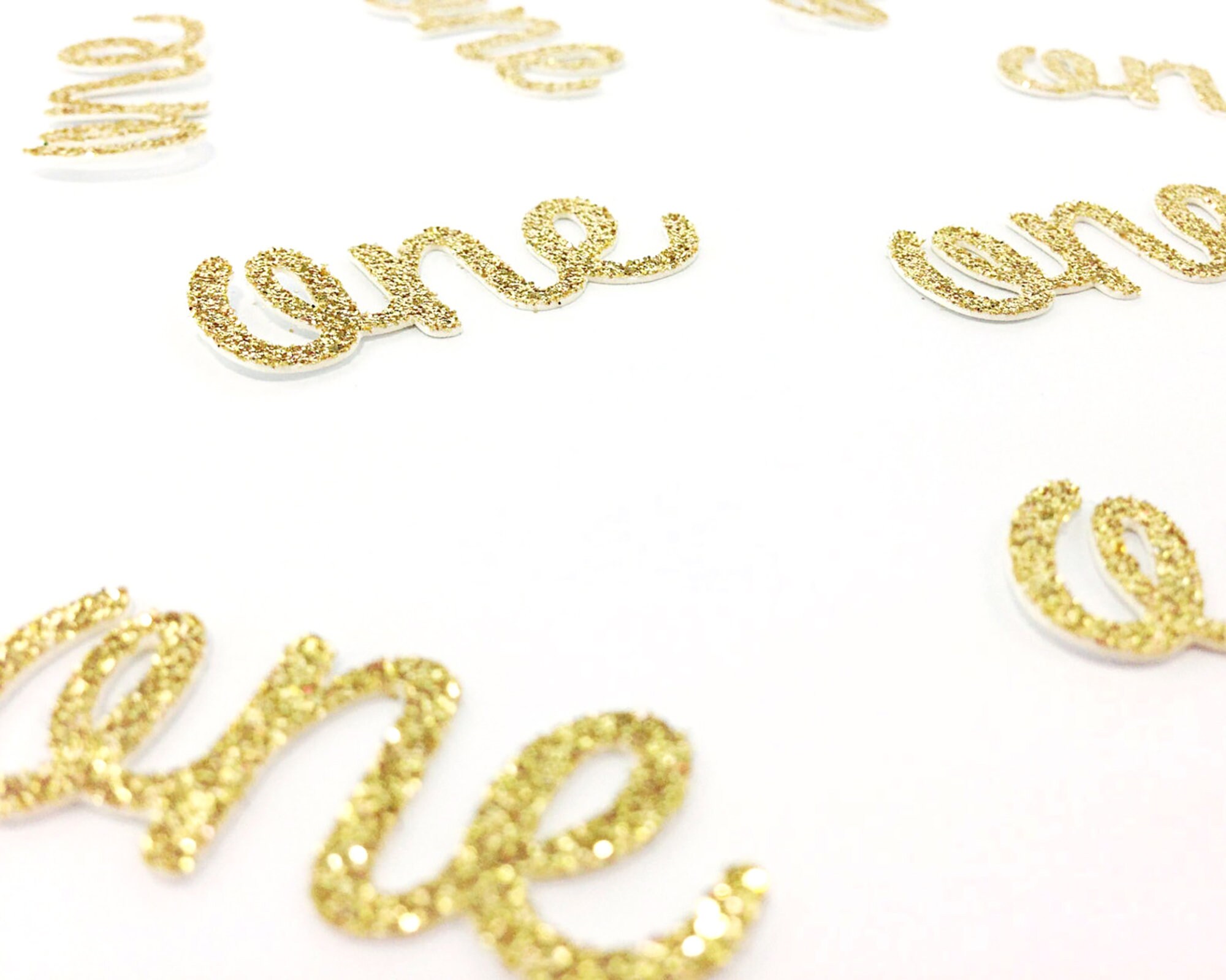 One Die Cuts Glitter 1 5 Inch First Birthday Birthday Party 1st