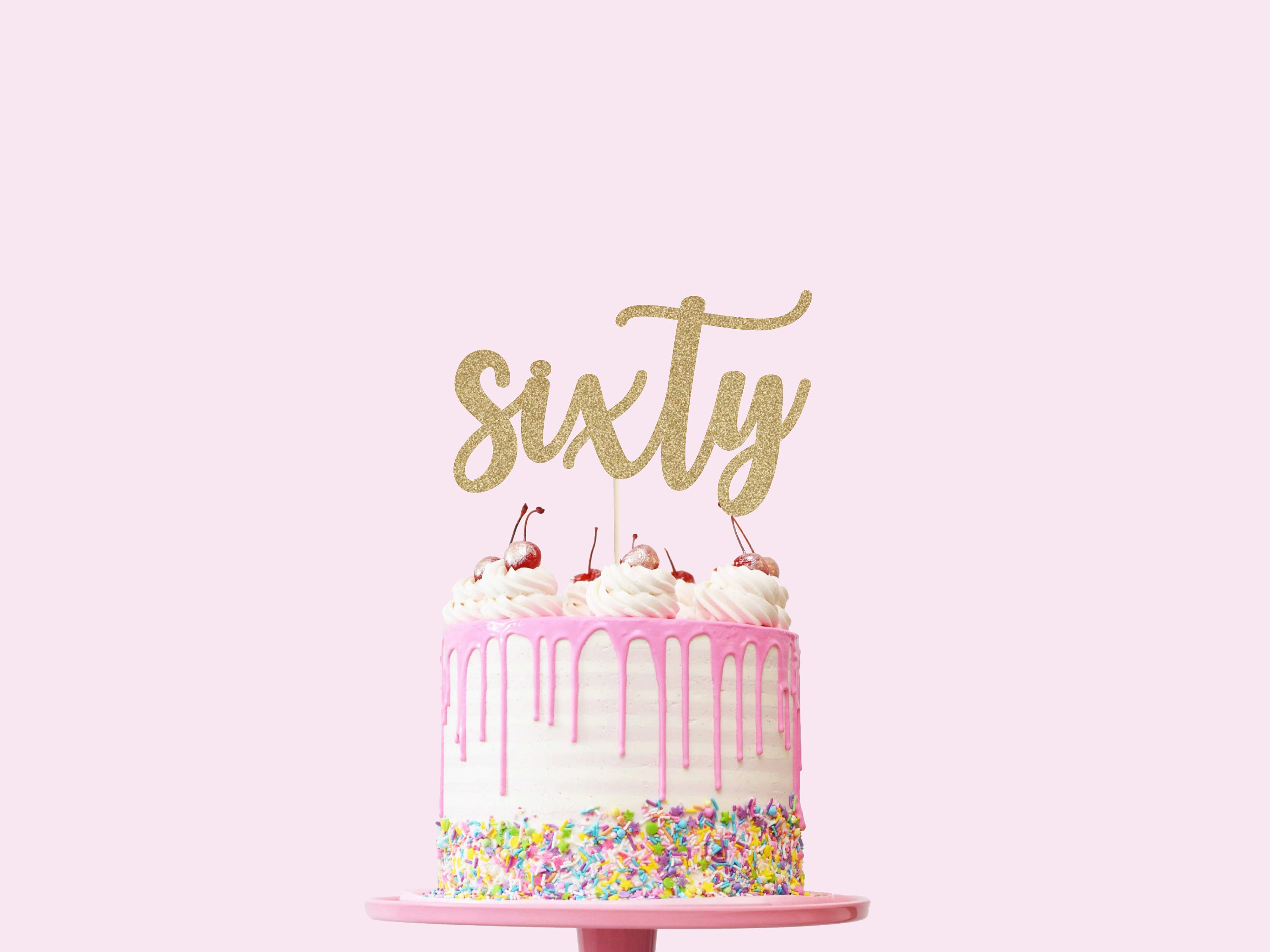 Sixty Cake Topper Glitter Birthday Cake Topper. Funny - Etsy Sixty Cake Topper Glitter Birthday Cake Topper. Funny - Etsy