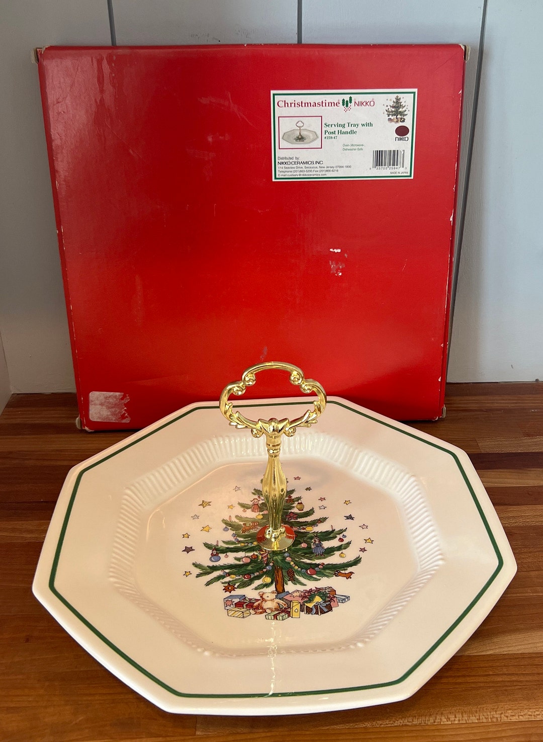 Nikko Happy Holidays - Tabla de queso y galletas