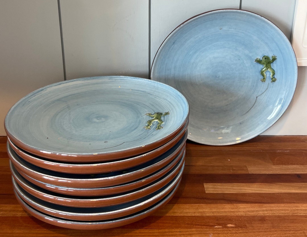 Pottery Barn Frog Plates Sold in Sets of Four 8 Available Etsy