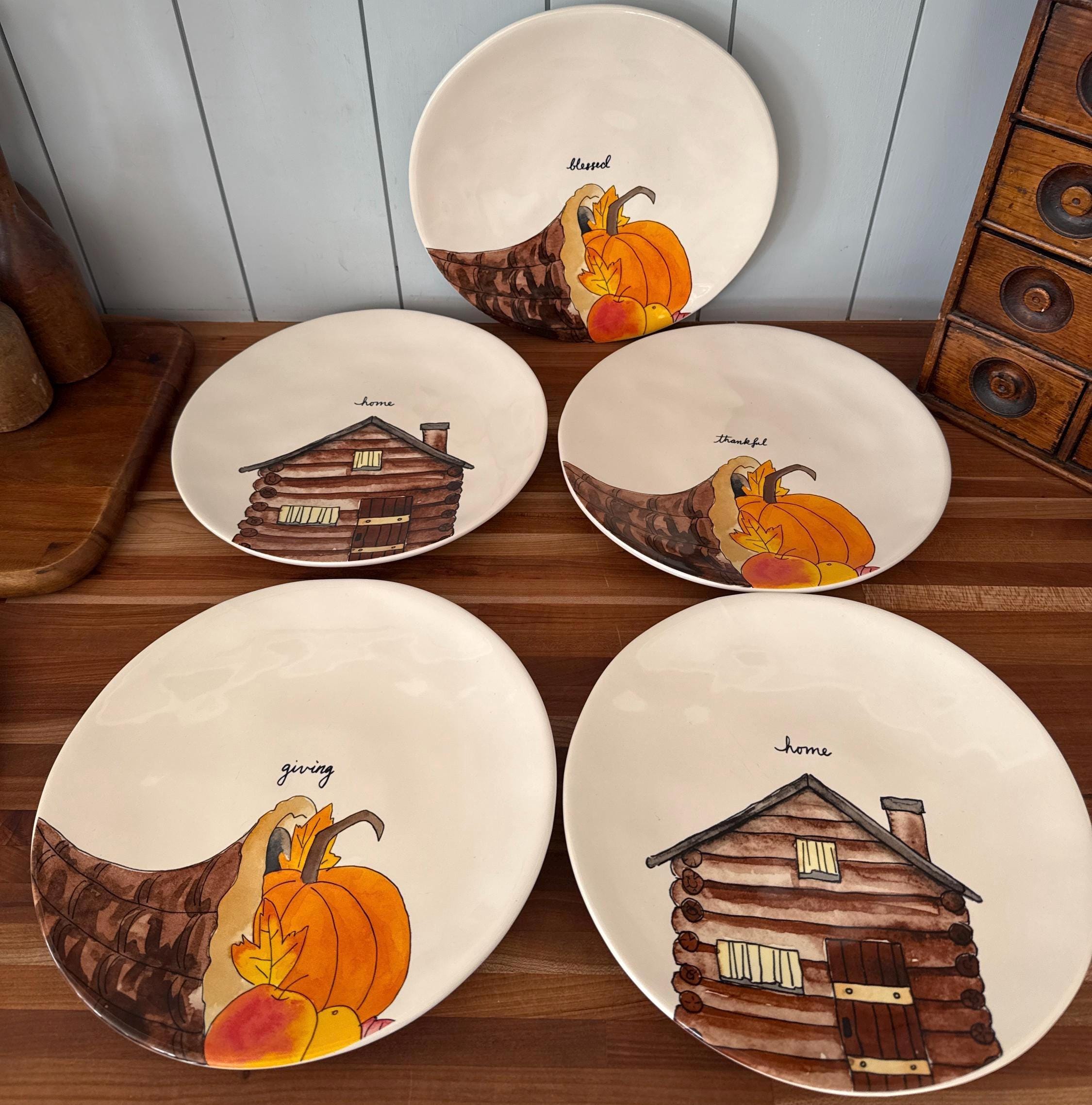 Rae Dunn Kitchenware Appetizer Plate by Magenta | Replacements, Ltd 6 Rae Dunn Dinner Plates DISCONTINUED! main image 1