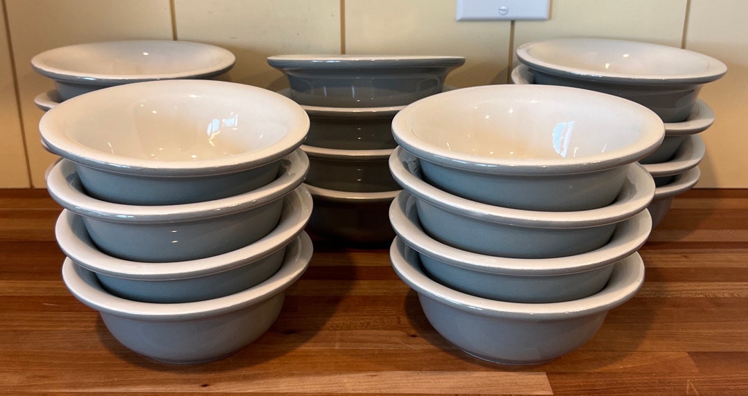 Vintage Hall Olive Green Cookware Bowls sold in Sets of 10 20 Available