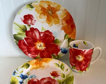 Amelia Pier 1 Place Setting ( 3 pieces) 2 sets are available