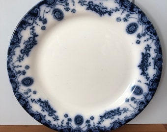 Flow Blue Stoke on Trent ( Savor) Plate