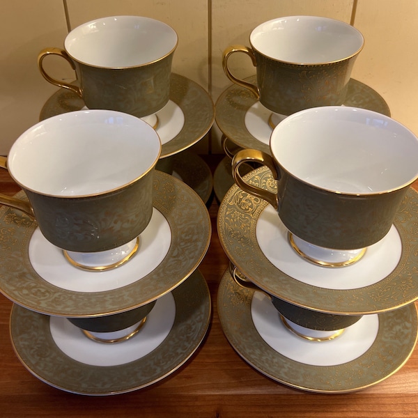 Sango Versailles Coffee Cups and Saucers /8 sets included