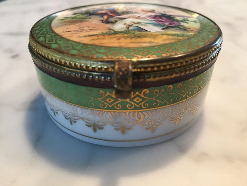 Sweet Little Basco Porcelain Box | Etsy