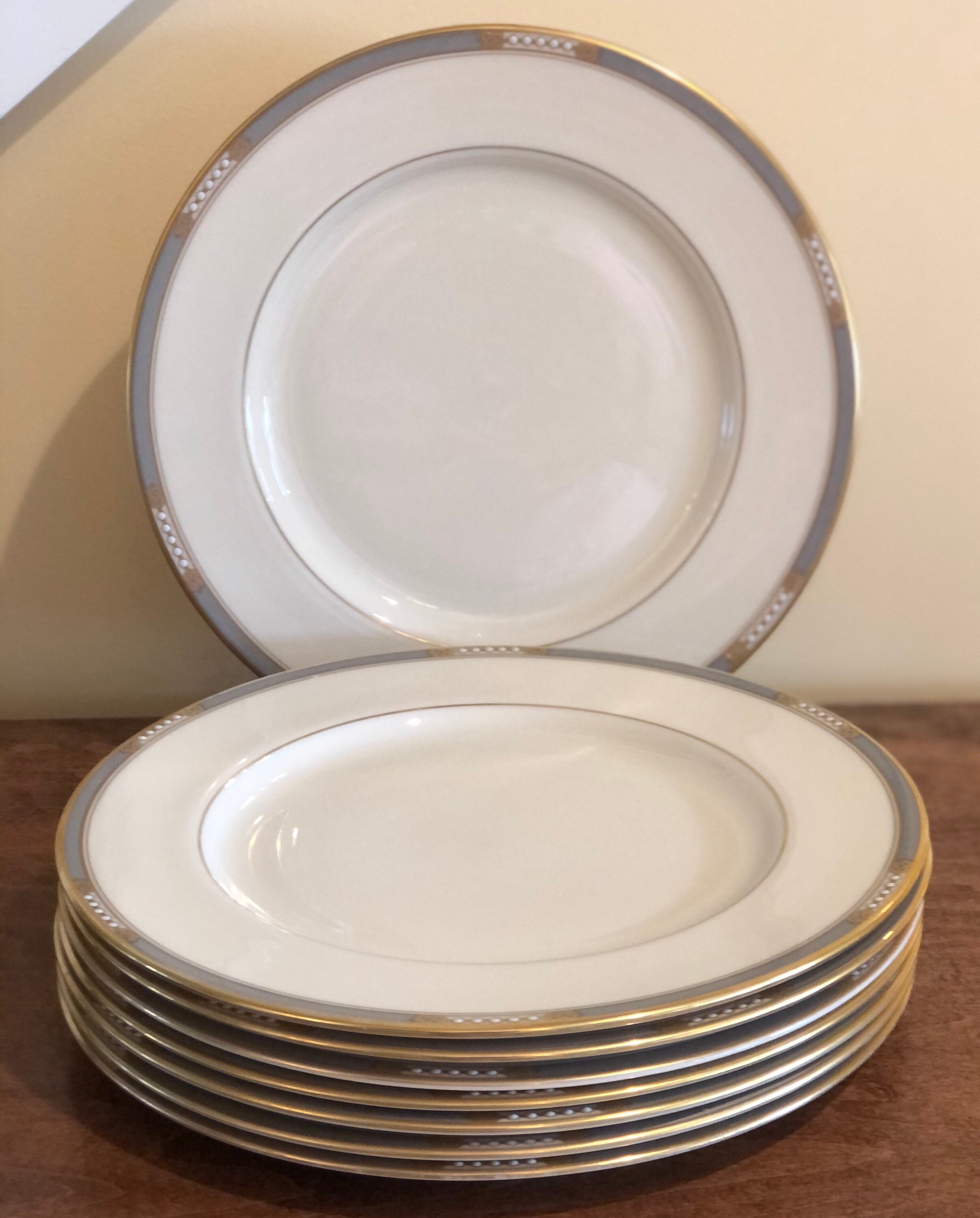 Lenox McKinley Platter And 8 Dinner Plates 2nds - Etsy