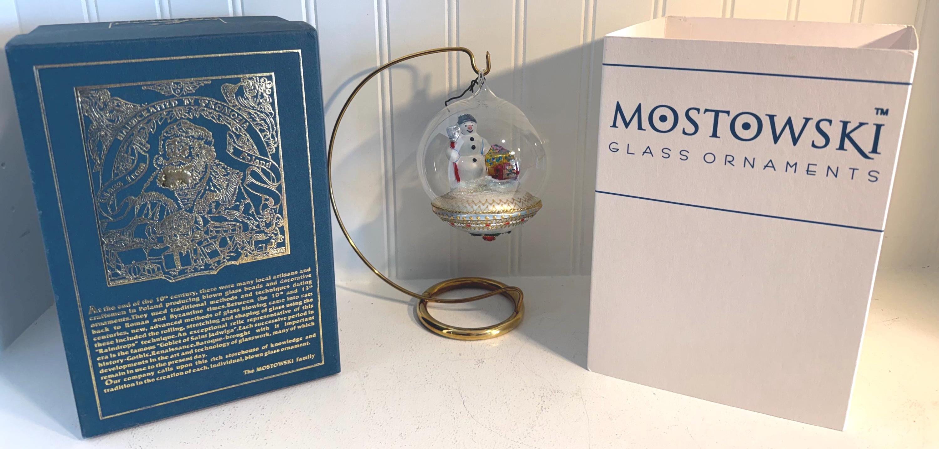 MOSTOWSKI社 オルゴールオーナメント Mostowski Glass Ornaments - Etsy