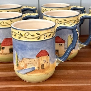 baking coffee cups Colorful Ceramic Coffee Mugs – 24 oz main image 0