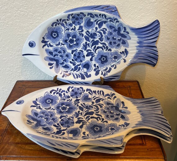 Fish platters pottery hotsell