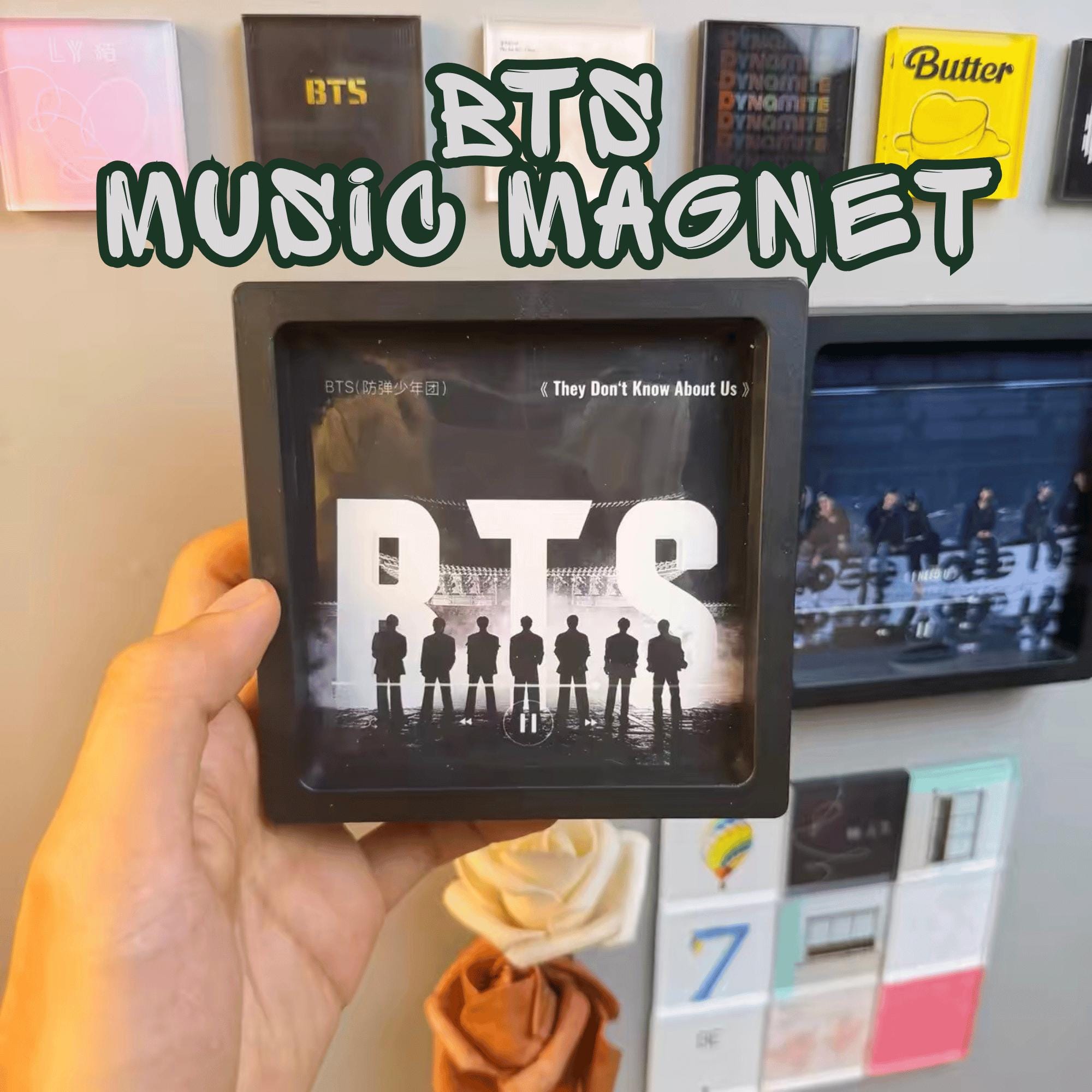 Bts Magnet Fridge Music - Etsy