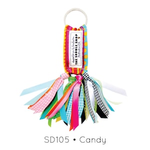 The Soodle Ribbon Key Chain Candy.