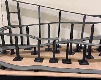 3D-druckbares Kurvenrennbahnsystem – STL-Bundle für Druckguss-Autobahn