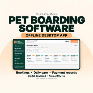 Software de gestión de residencias caninas y guarderías para mascotas, con reservas offline y seguimiento de cuidados.