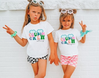 Camisetas personalizadas a juego para primos Camisetas personalizadas para primos Camisetas de vacaciones para primos Camiseta personalizada para primos para niños Camisetas personalizadas para primos
