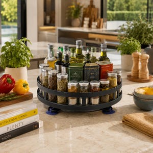 Turntable spice rack