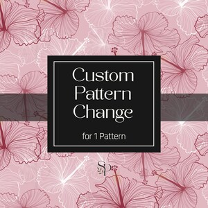 Cambio di motivo personalizzato senza soluzione di continuità, modifica di stampe esistenti, design di motivi di superficie personalizzati, illustrazioni disegnate a mano