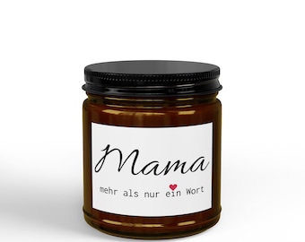 Vela para mamá: Más que una palabra | Vela perfumada de cera de soja | Regalo para mamá | Regalo del Día de la Madre | Idea de regalo para mamá | PIPA Home