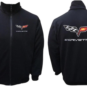 F1 Corvette Jacket Vintage Racing Embroidered Jacket