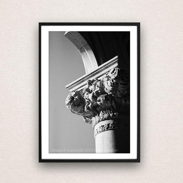 Corinthian Column Photo Print, Las Vegas Photography, The Venetian, Vegas Artwork