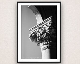 Corinthian Column Photo Print, Las Vegas Photography, The Venetian, Vegas Artwork