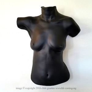 Female Bust Sculpture, Limited edition 1 of 10 Becca Briggs body casting , female body art sculpture image 2