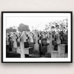 Chicago Cemetery Photograph: Limited Edition Goth Graveyard Art Print