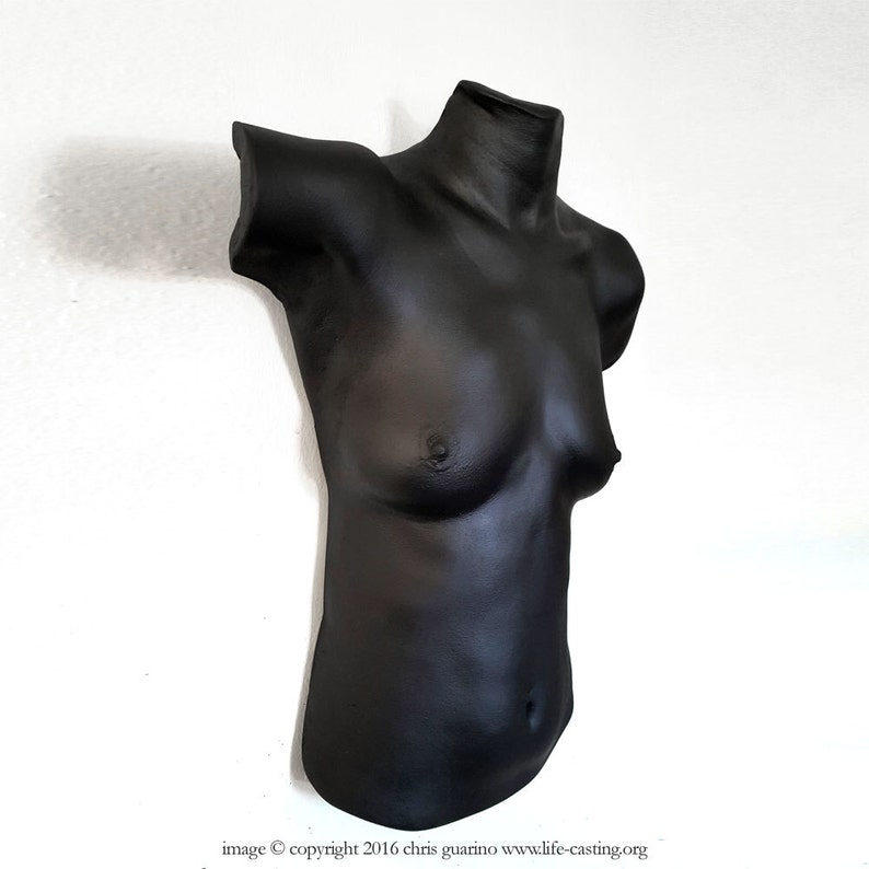 Female Bust Sculpture, Limited edition 1 of 10 Becca Briggs body casting , female body art sculpture image 5