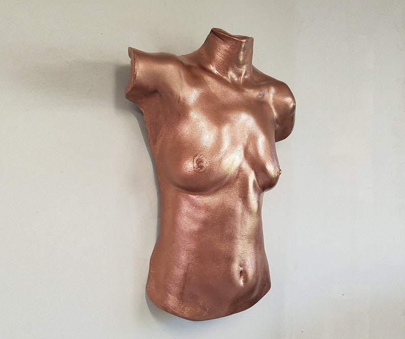 Female Bust Sculpture, Limited edition 1 of 10 Becca Briggs body casting , female body art sculpture image 9